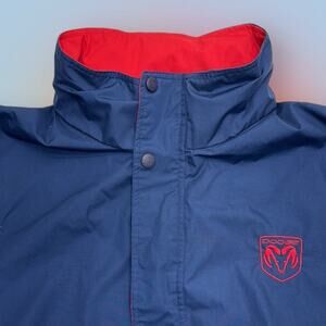 DODGE Men’s 2XL Blue 1/2 Zip Pullover Windbreaker